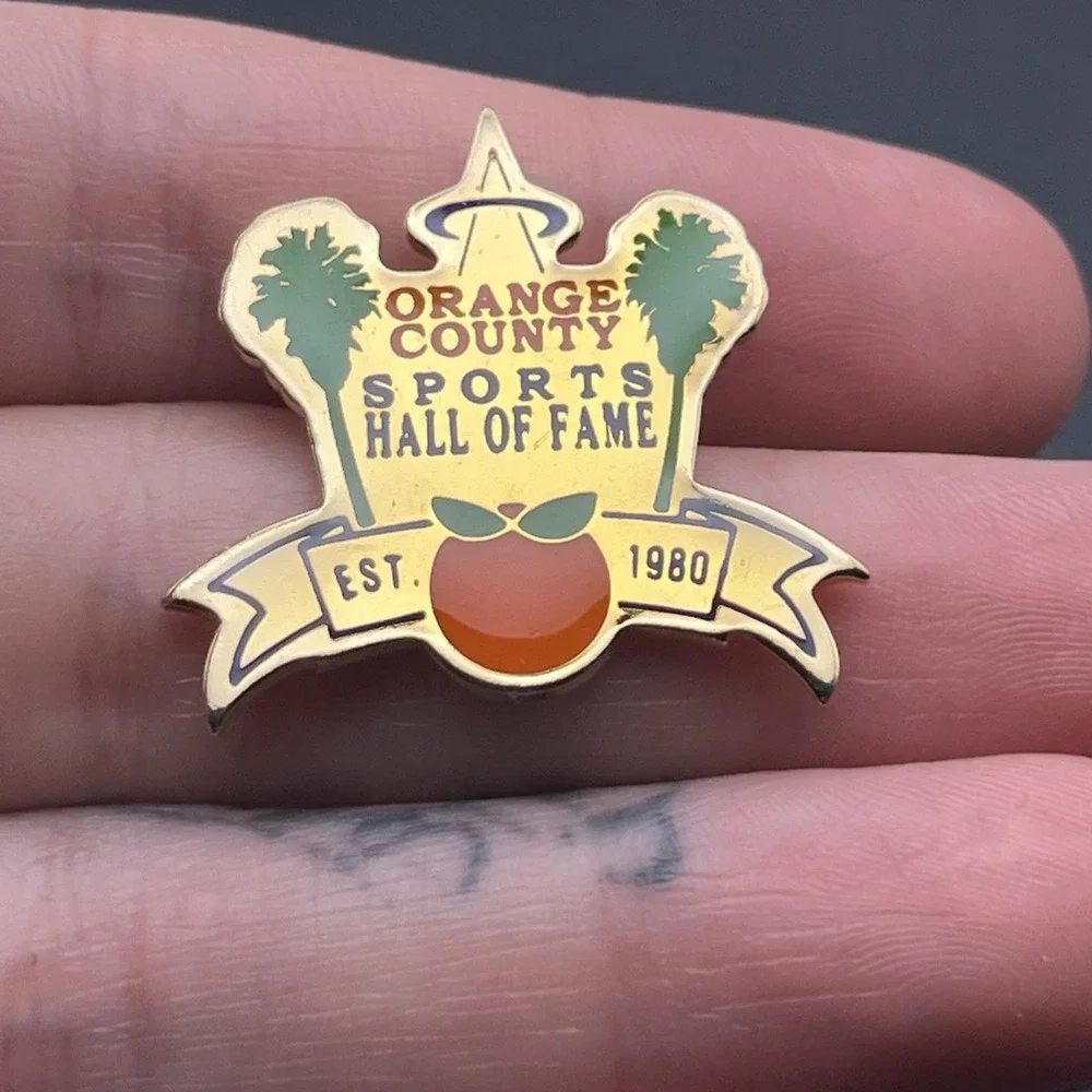 Orange County Sports Hall Of Fame‎ Established 1980 Hat Pin